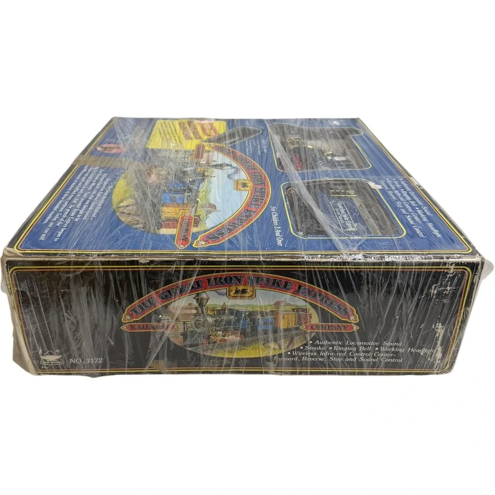 New Bright Great Iron Spike Express Train Set 3172 Wireless‎ Remote Vintage